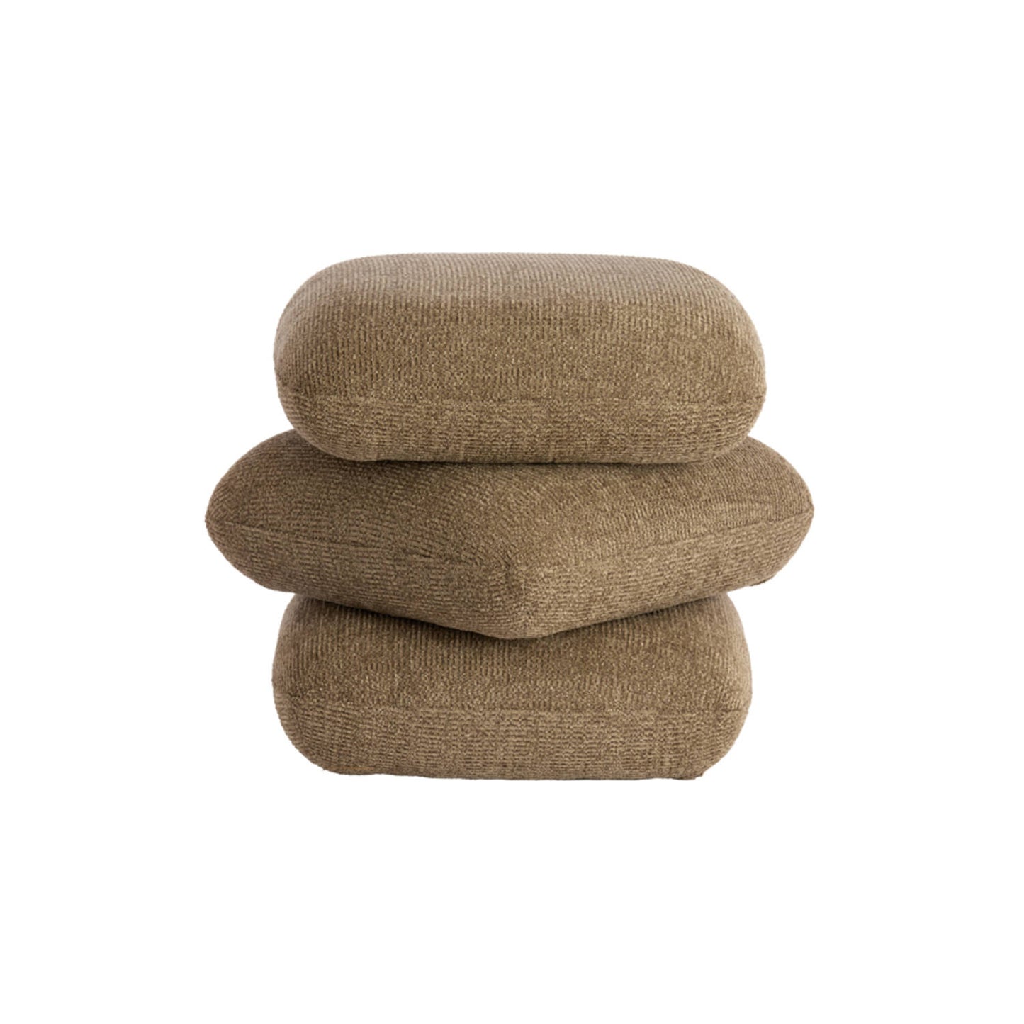 POUF 44.5*44.5*44.5CM LAURIE TAUPE