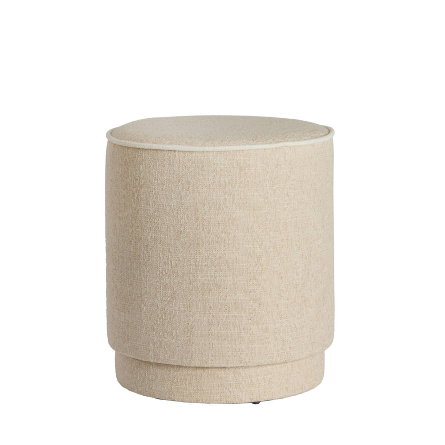 POUF 40*45CM ROSIN BEIGE+CREAM