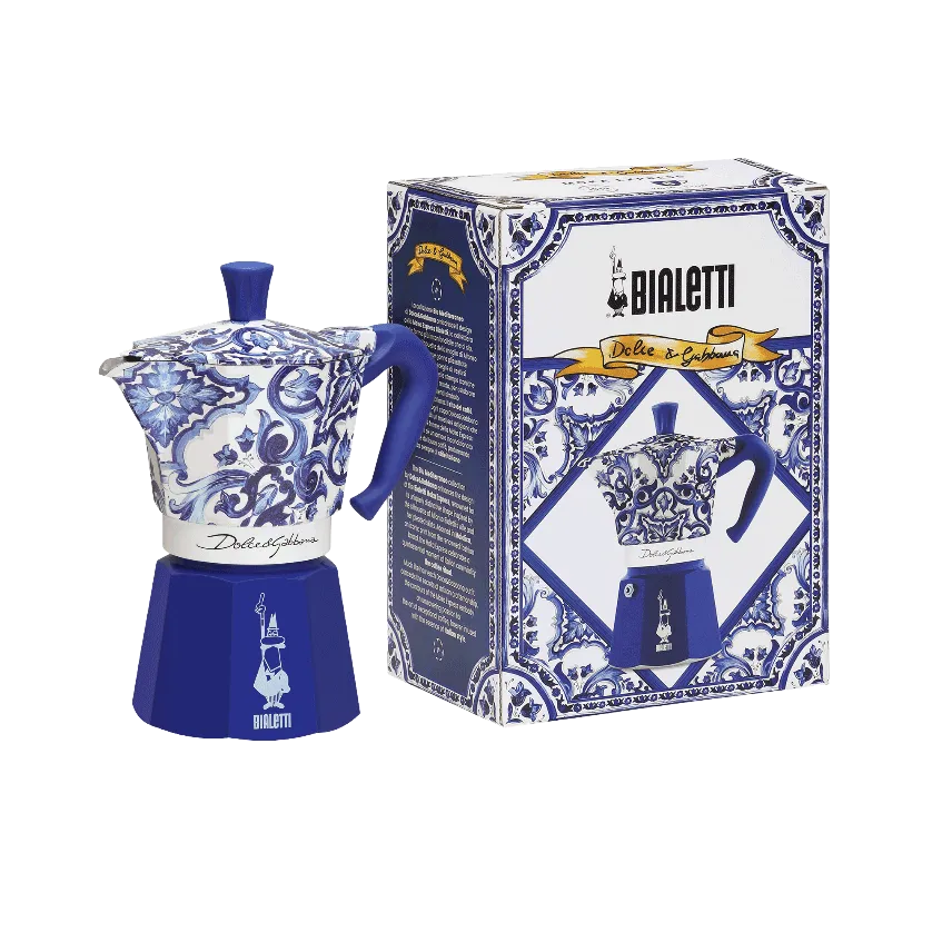 MOKA EXPRESS BIALETTI DOLCE & GABBANA MEDITERRANEAN BLUE