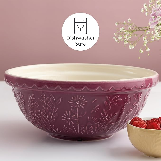 IN THE MEADOW DAISY PURPLE MIX BOWL
