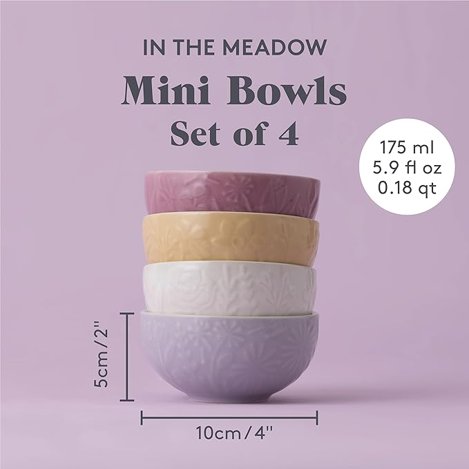 IN THE MEADOW SET OF 4 BOWLS