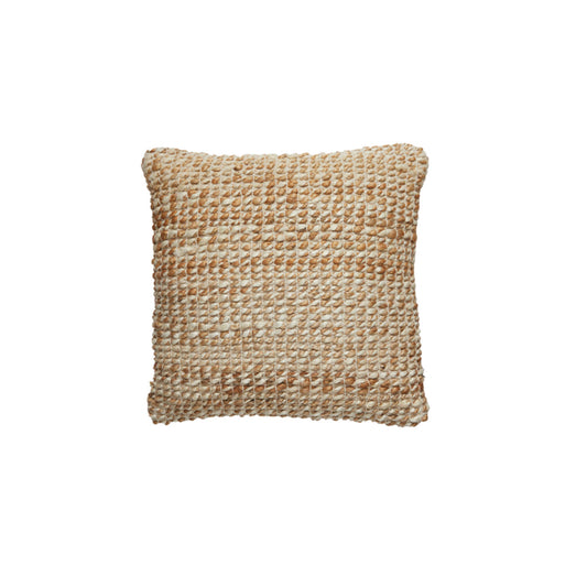 CUSHION 45*45CM JOLITA JUTE NATURAL-BROWN