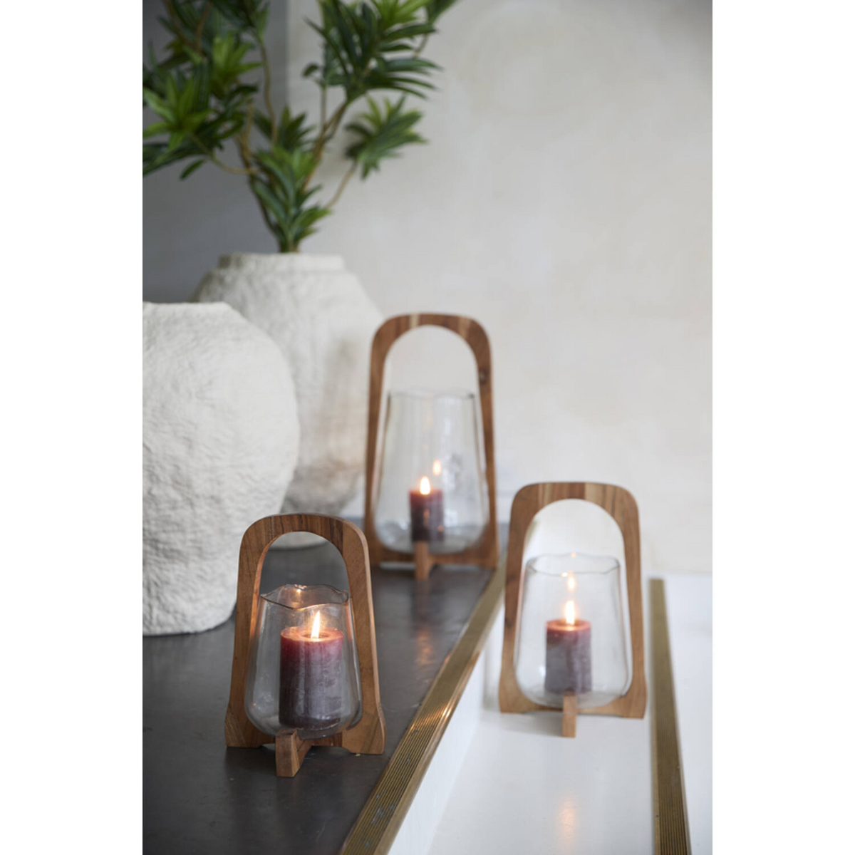 LIGHT & LIVING ANOSY HURRICANE LAMP