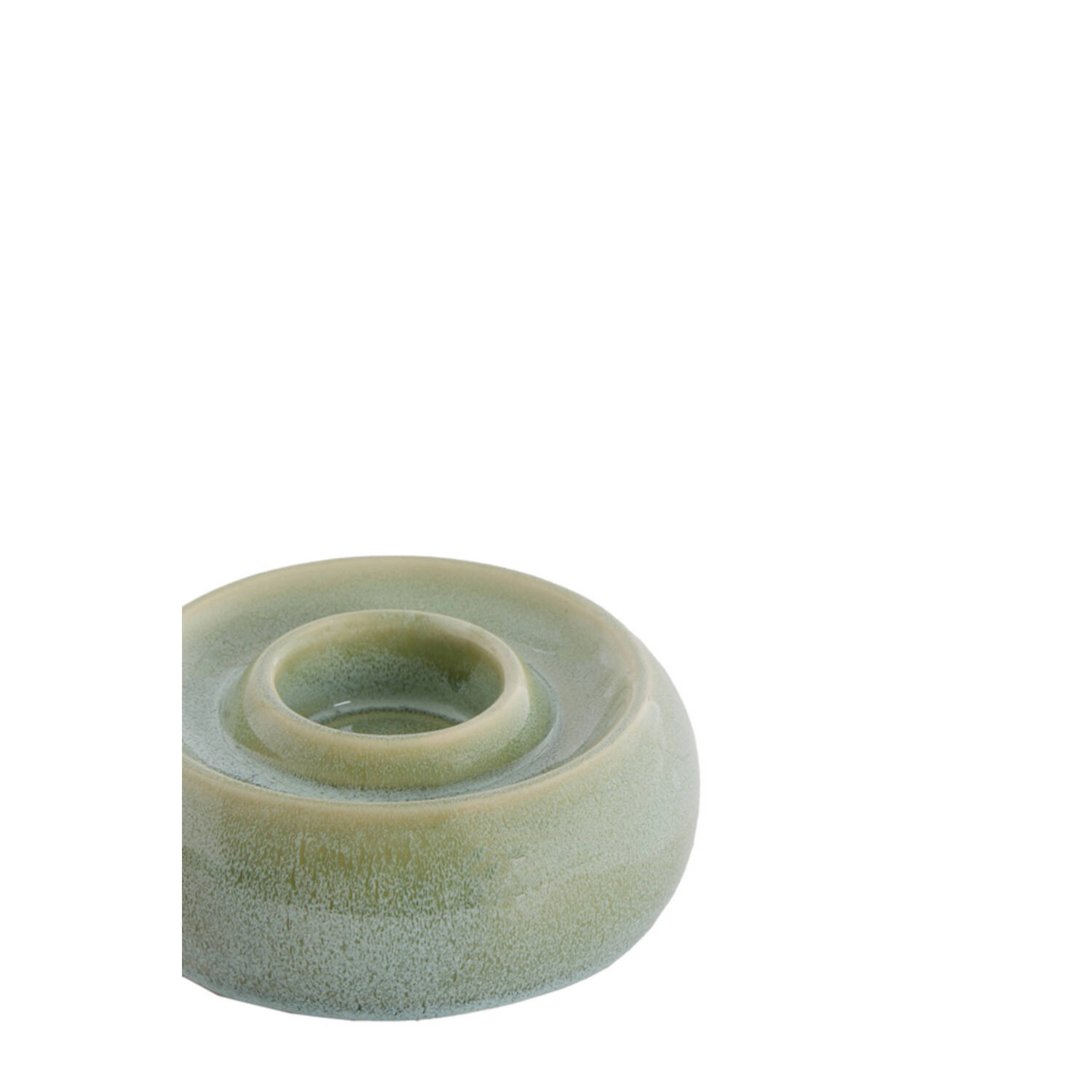 TEALIGHT HOLDER OTHONI CERAMIC MINT GREEN