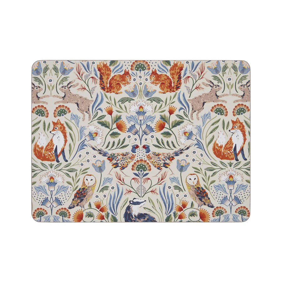 BLACKTHORN CORK PLACEMAT 4PCK