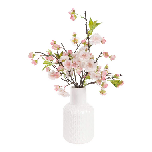 BLOSSOM IN GEOMETRIC BOTTLE