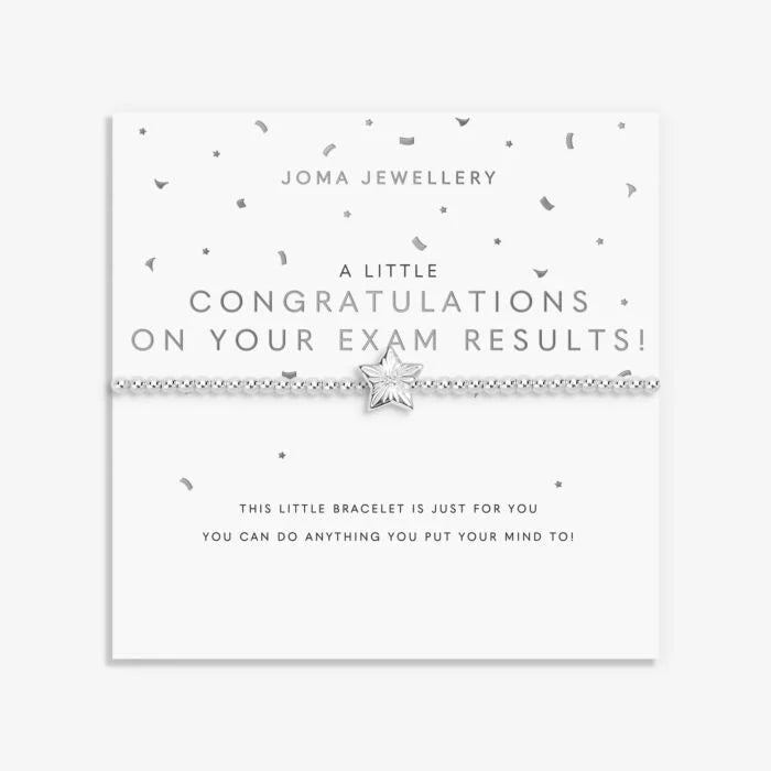 A LITTLE CONGRATULATIONS ON YOUR EXAM RESULTS BRACELET