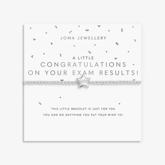 A LITTLE CONGRATULATIONS ON YOUR EXAM RESULTS BRACELET