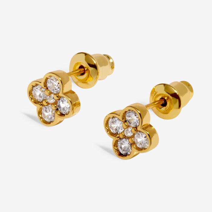 MOMENTS TO SHINE LUCK STUD EARRINGS