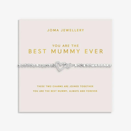 MOTHERS DAY FOREVER YOURS YOU ARE THE BEST MUMMY EVER BRACELET