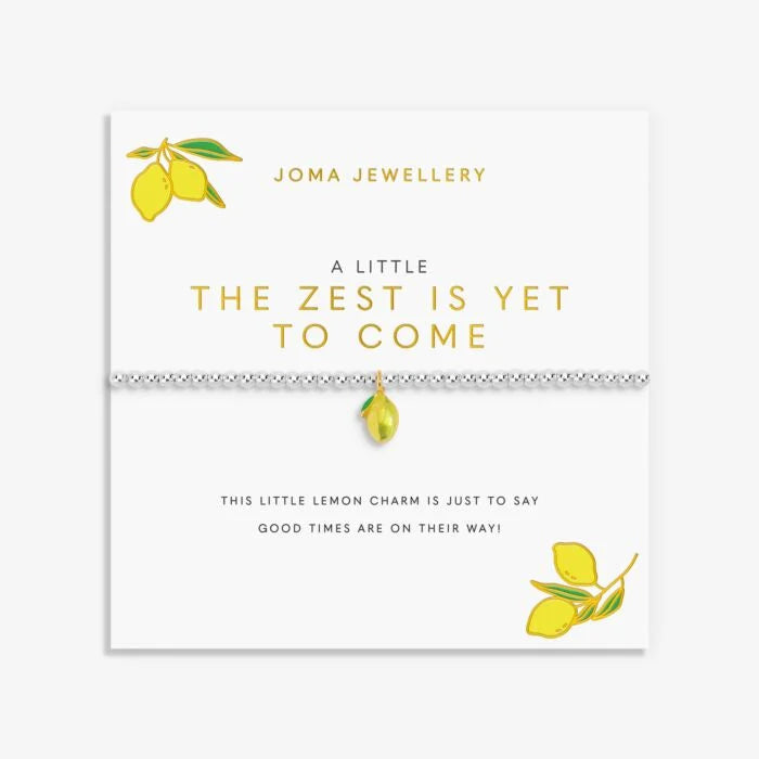 A LITTLE THE ZEST IS YET TO COME BRACELET