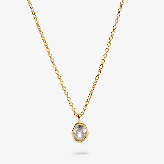 LOVED BY YOU MOLTEN GOLD PLATED NECKLACE