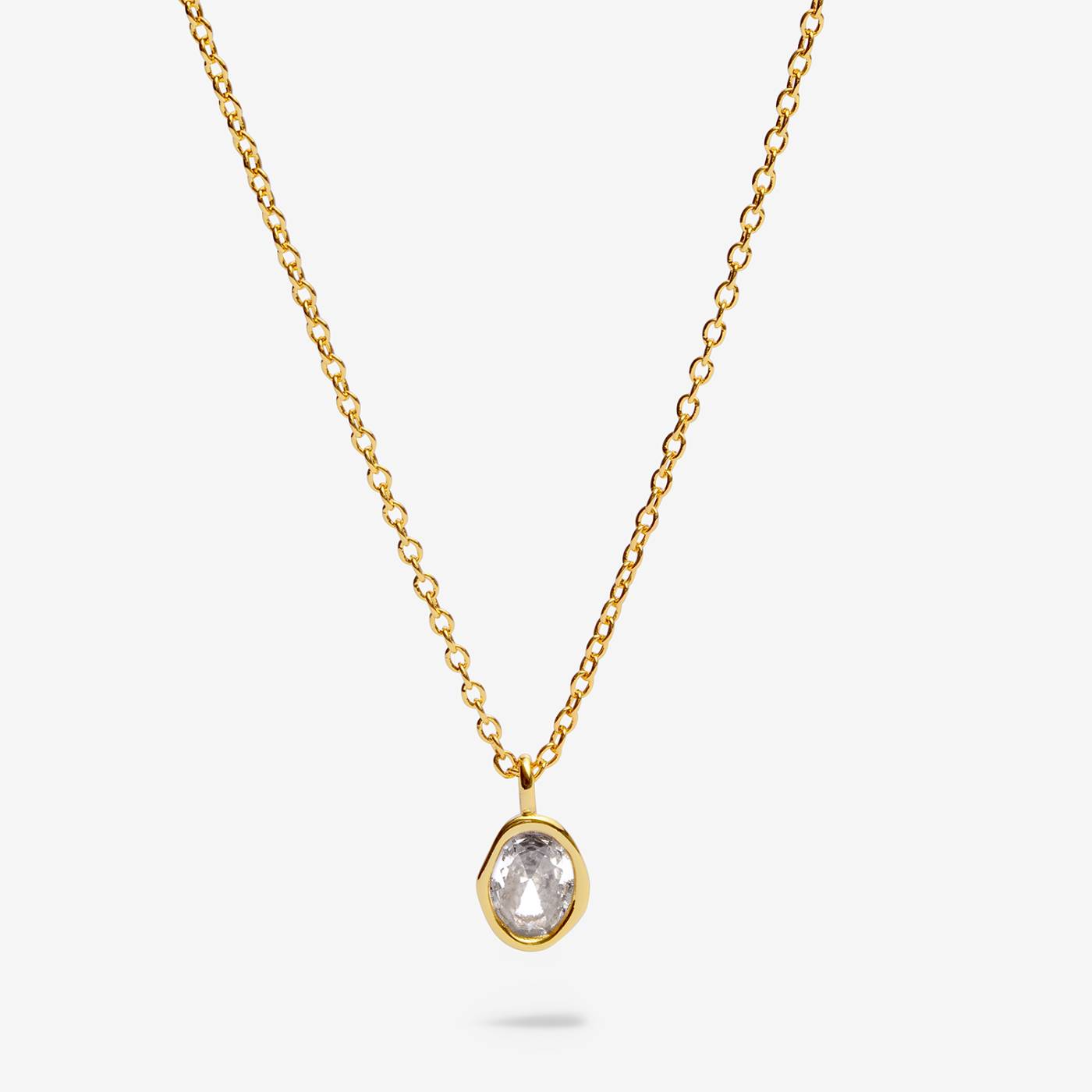 LOVED BY YOU ORGANIC LINK SILVER & GOLD PLATED NECKLACE