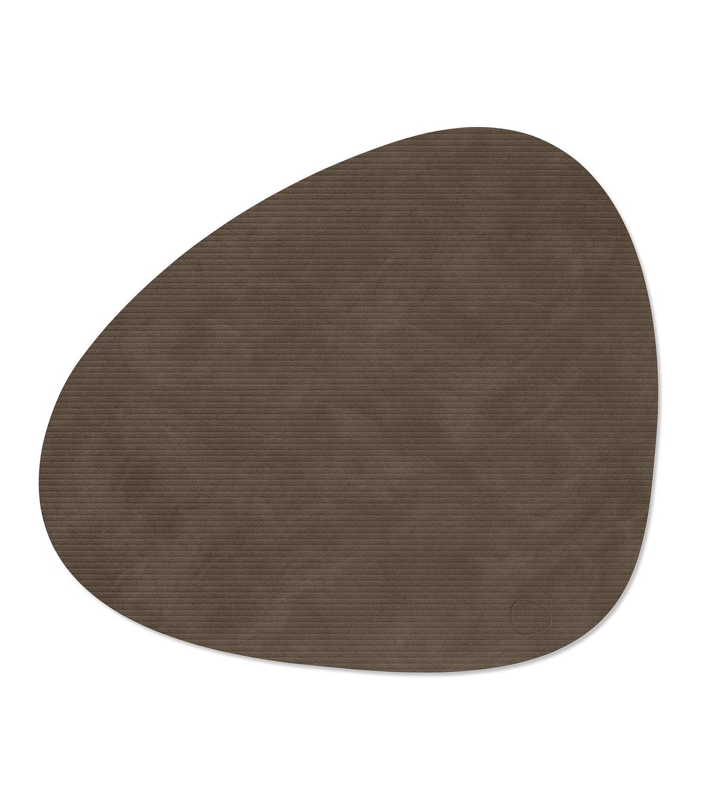 TABLE MAT CURVE L CORDUROY CAVIAR