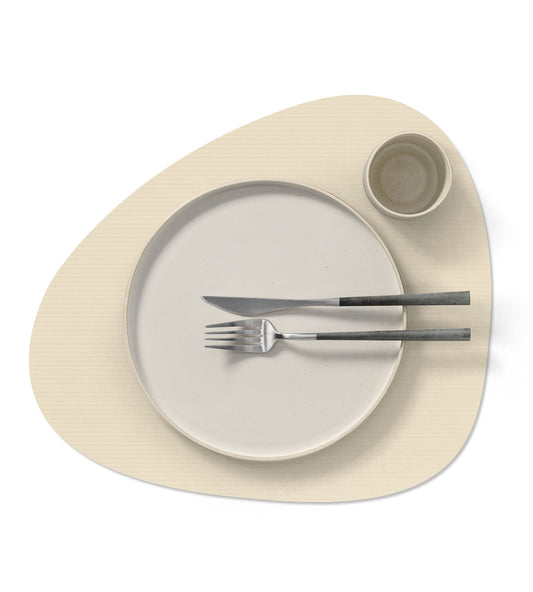 TABLE MAT CURVE L CORDUROY VANILLA