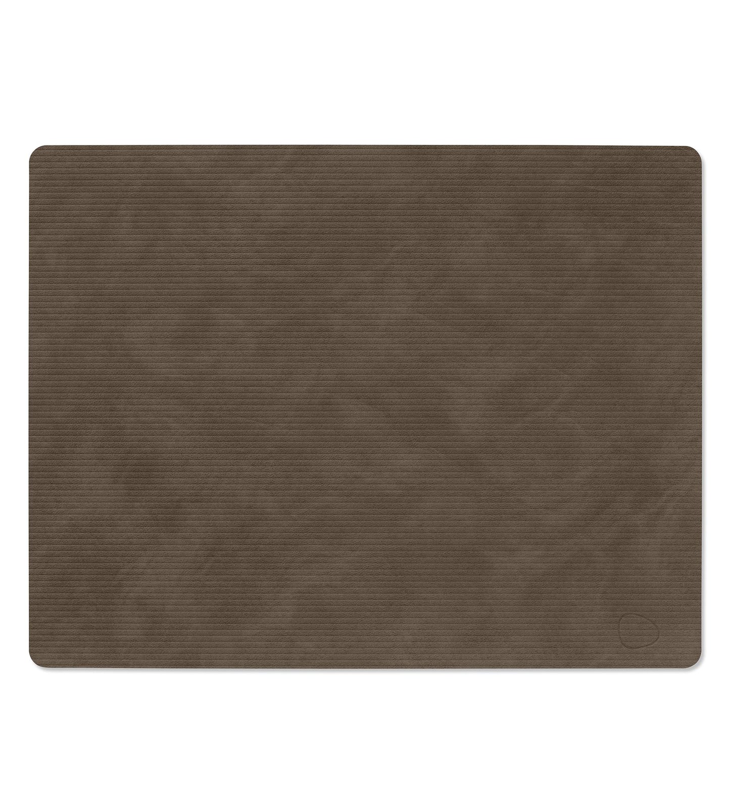 TABLE MAT SQUARE L CORDUROY CAVIAR