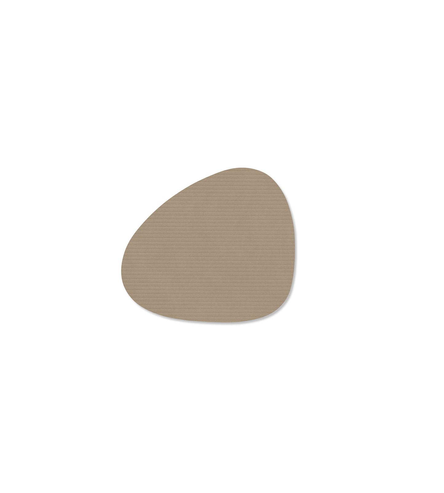 GLASS MAT CURVE CORDUROY CLAY BROWN