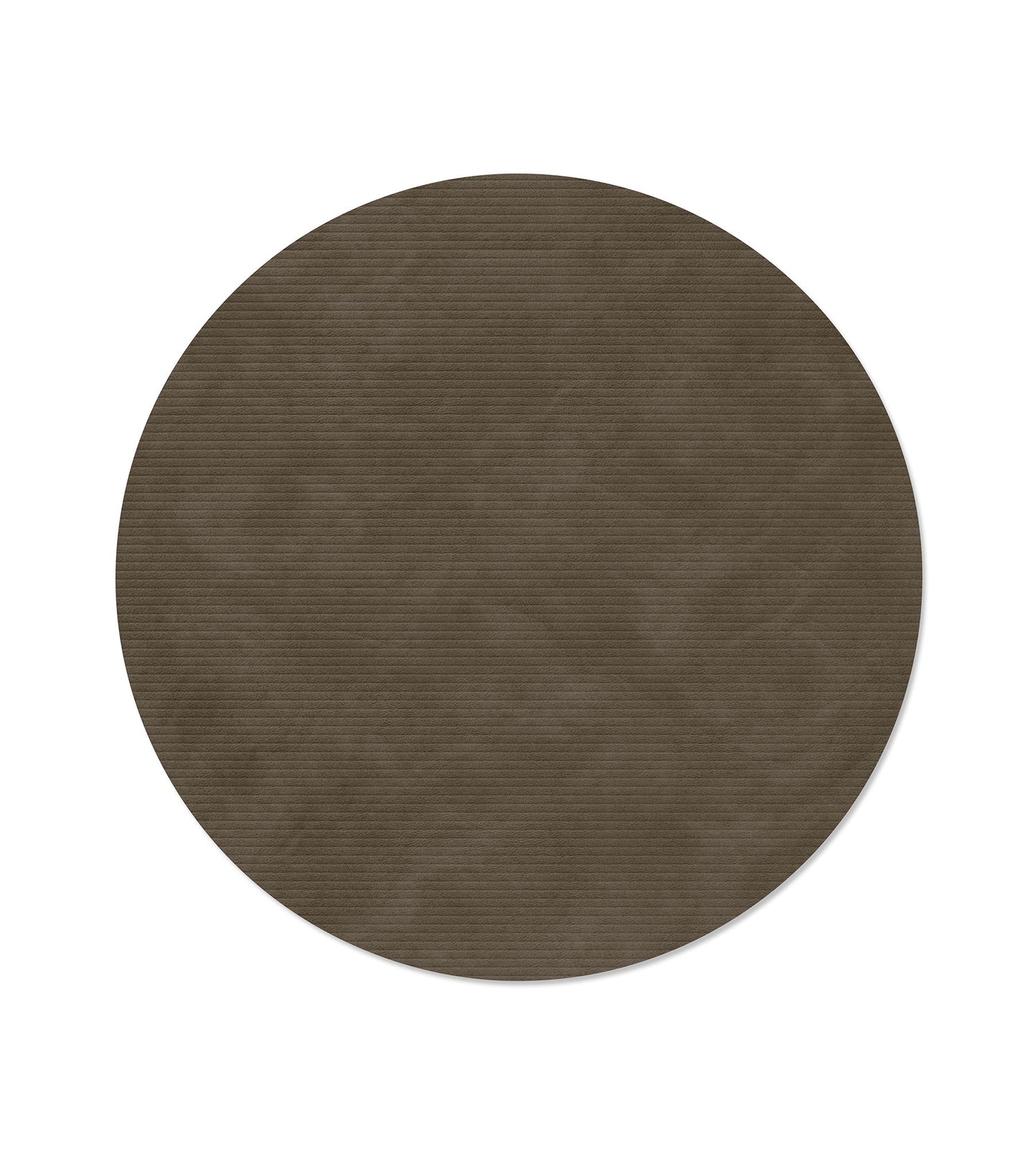 TABLE MAT CIRCLE L CORDUROY CAVIAR