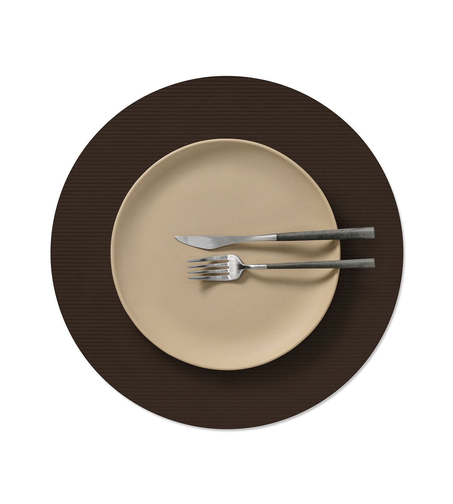 TABLE MAT CIRCLE L CORDUROY HAZEL