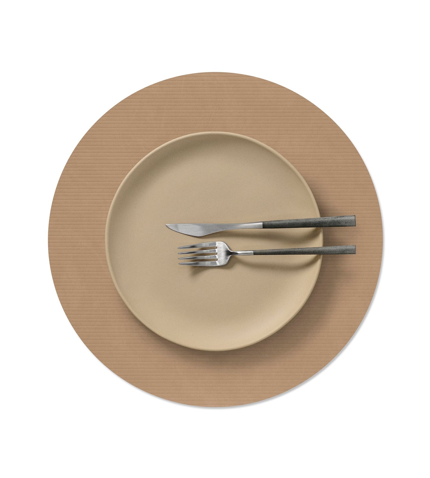 TABLE MAT CIRCLE L CORDUROY NOUGAT