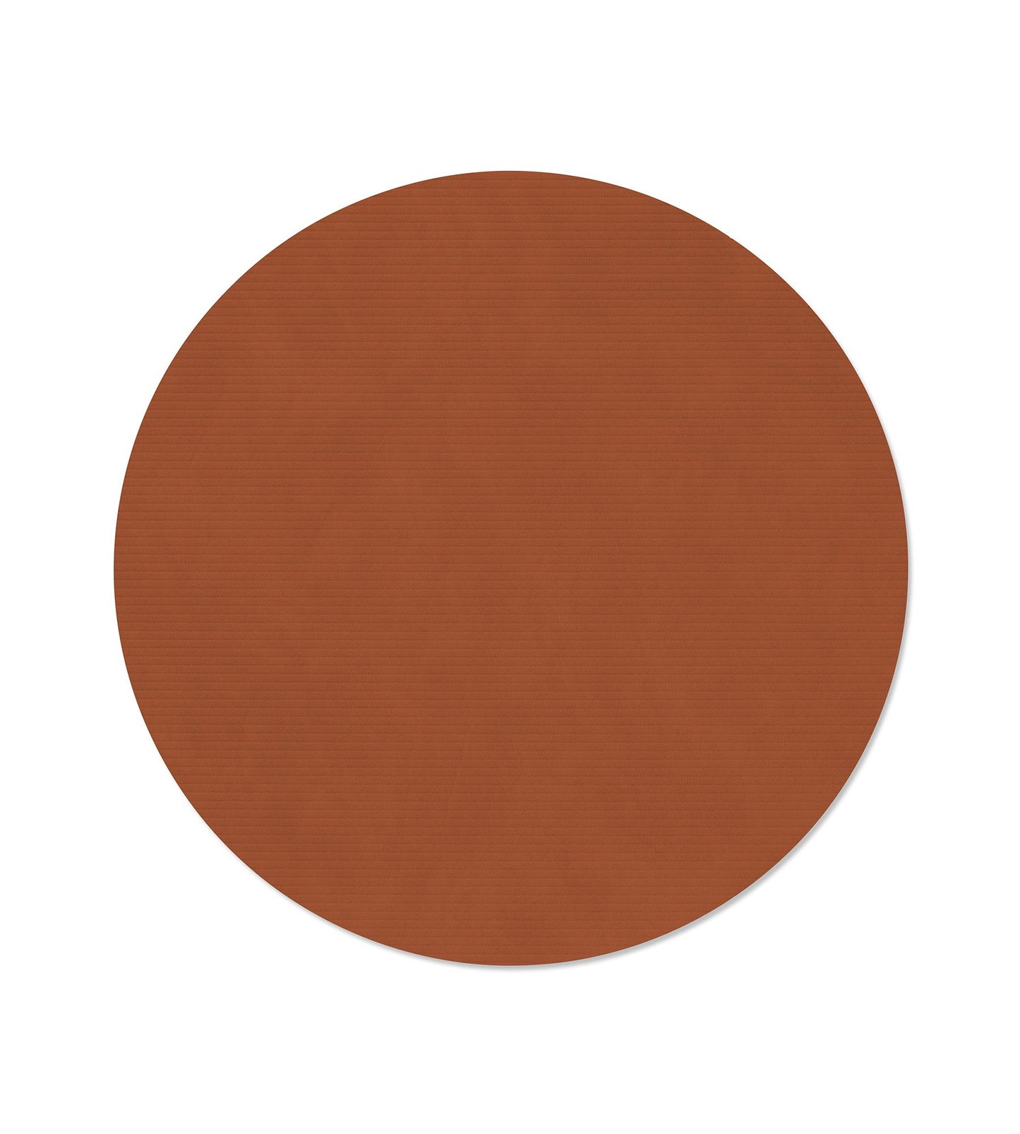 TABLE MAT CIRCLE L CORDUROY RUST