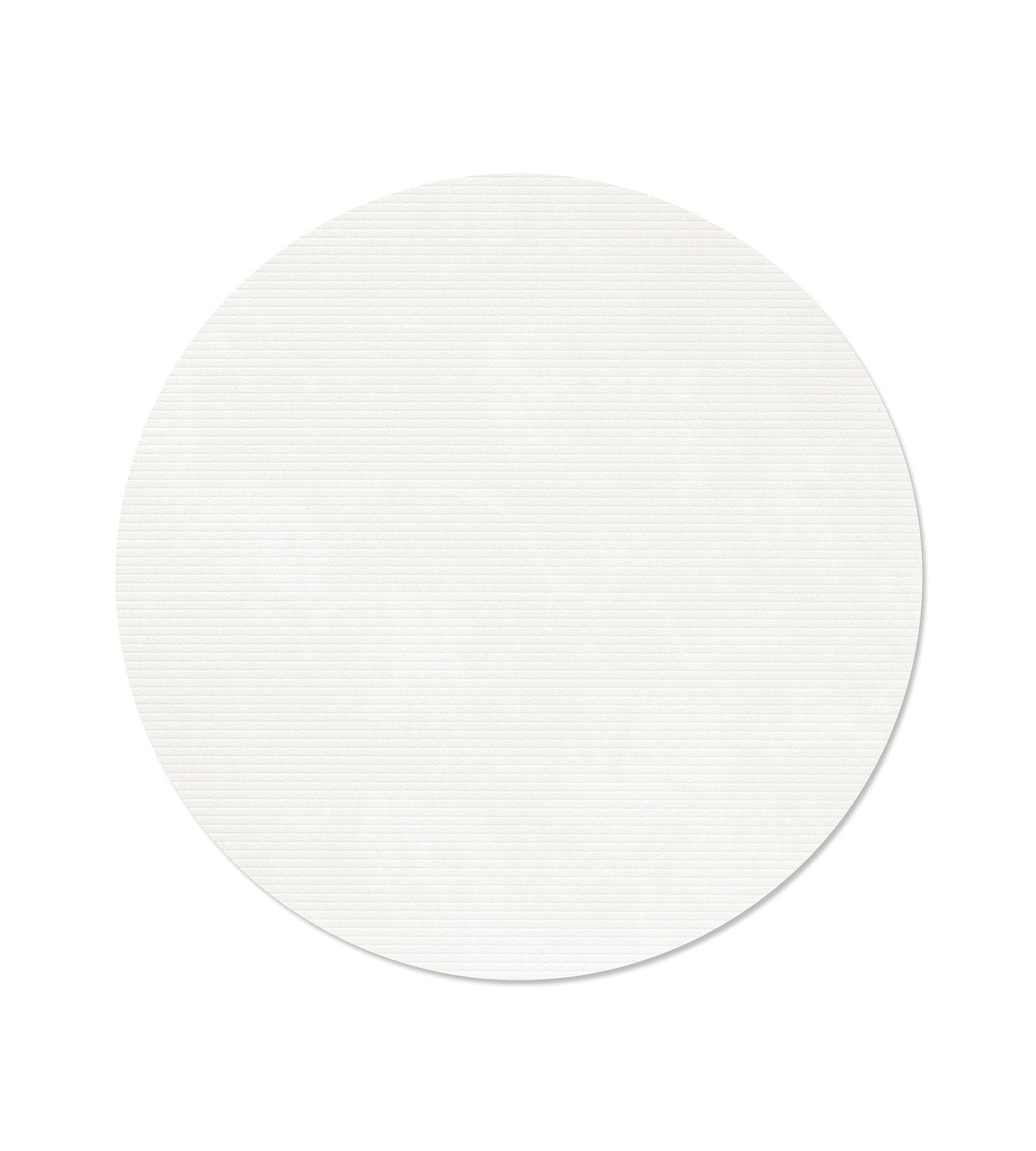 TABLE MAT CIRCLE L CORDUROY PURE WHITE