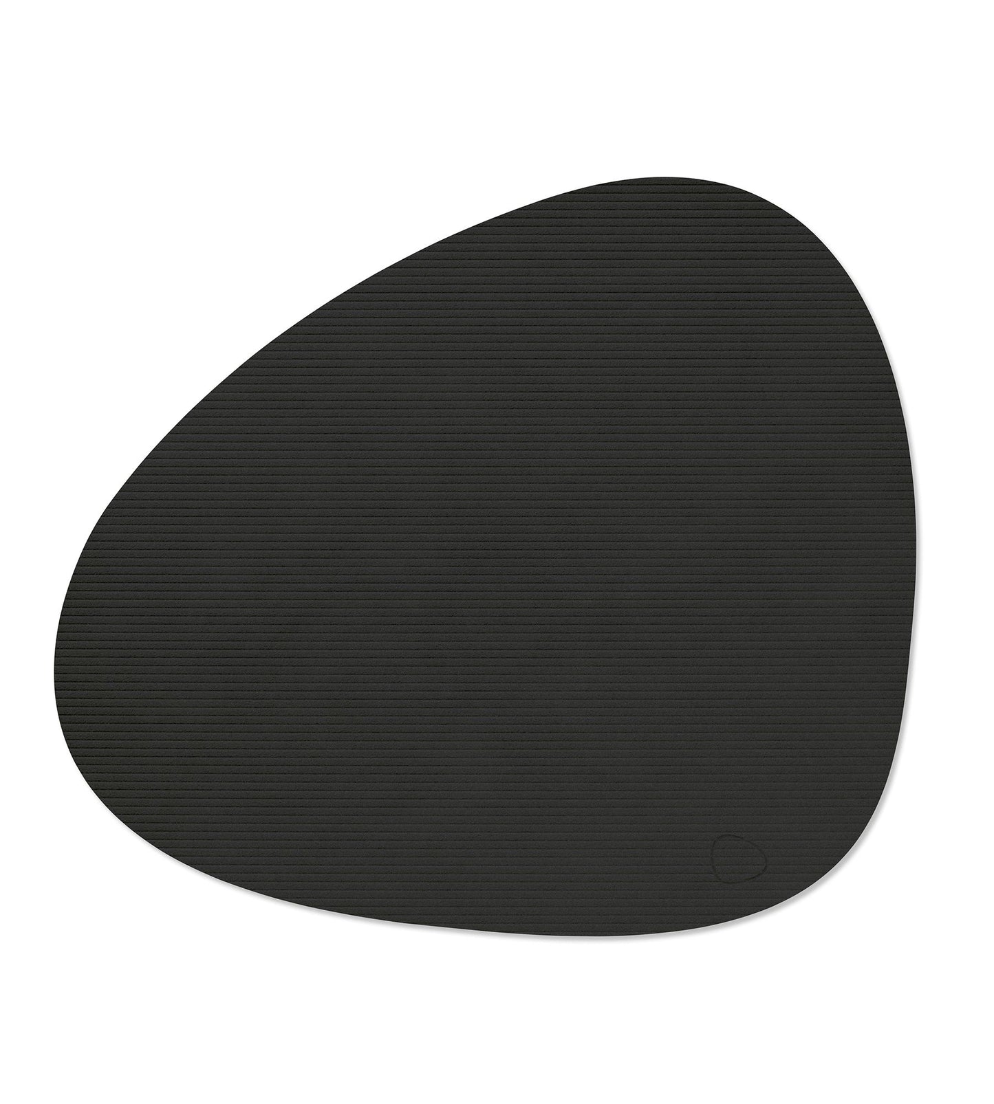 TABLE MAT CURVE L CORDUROY BLACK INK