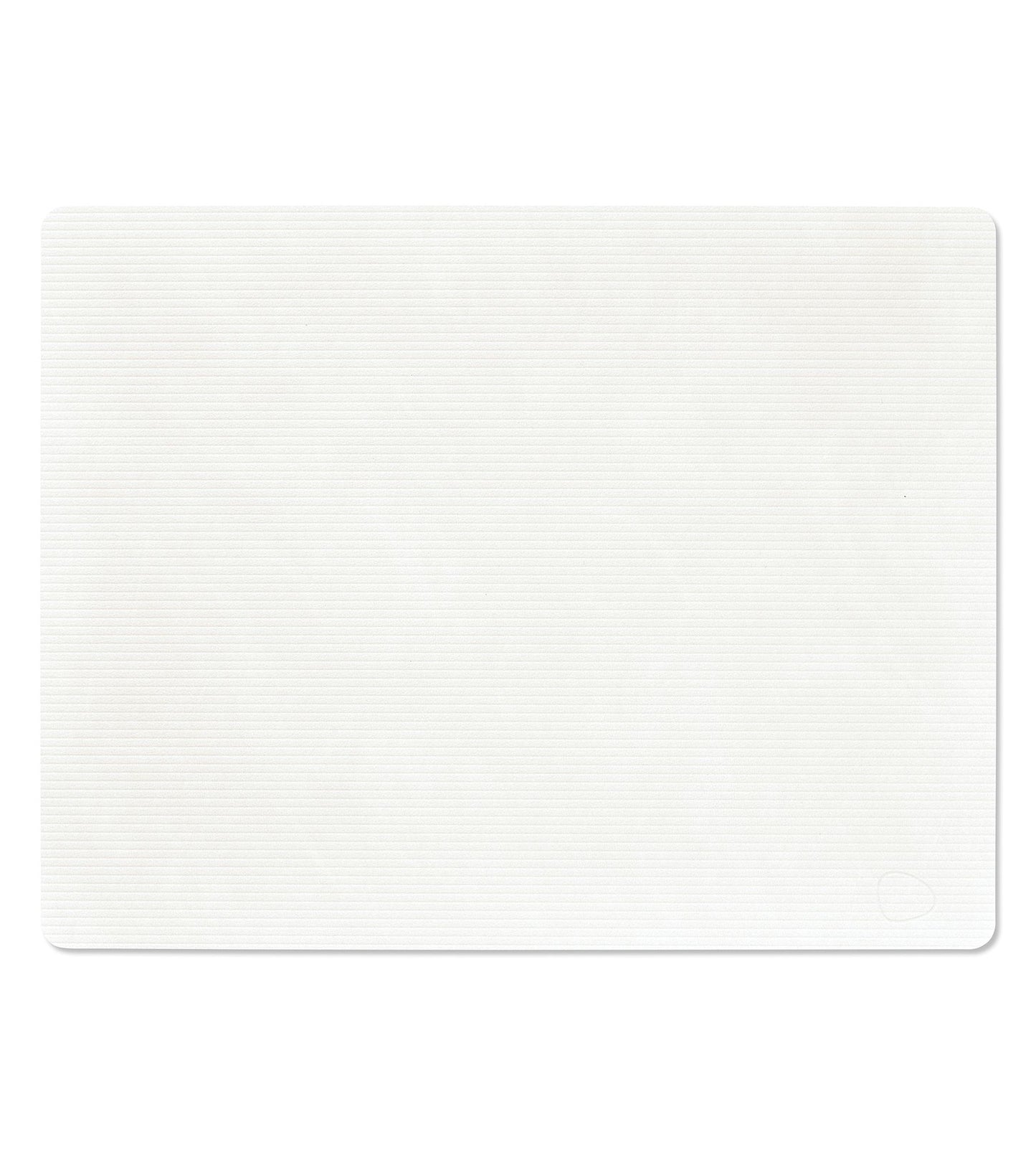 TABLE MAT SQUARE L CORDUROY PURE WHITE