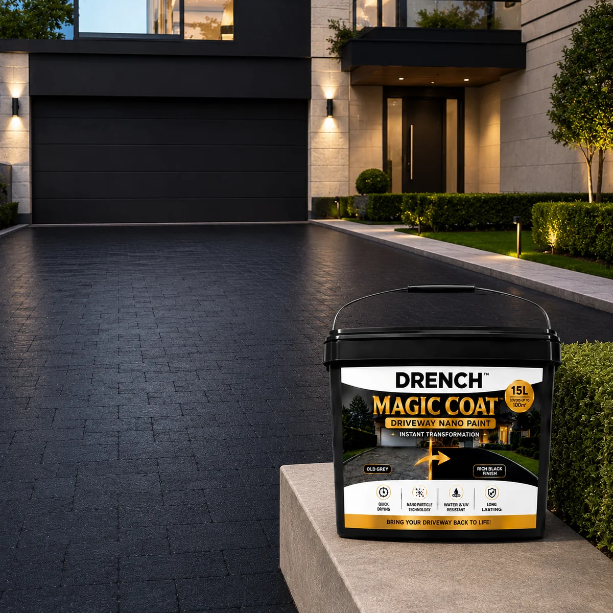 DRENCH MAGIC COAT DRIVEWAY PAINT