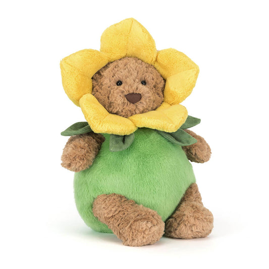 JELLYCAT BARTHOLOMEW BEAR DAFFODIL OUTFIT 26CM