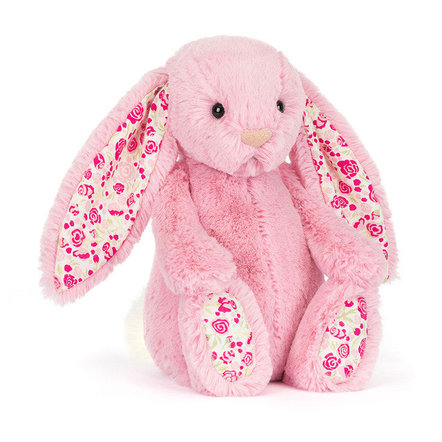 JELLYCAT BLUSHKIN BLOSSOM LUXE BUNNY ORIGINAL PINK 31CM