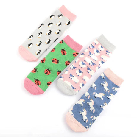 GIRLS 2-3 YEARS LITTLE PRINCESS SOCKS GIFT BOX