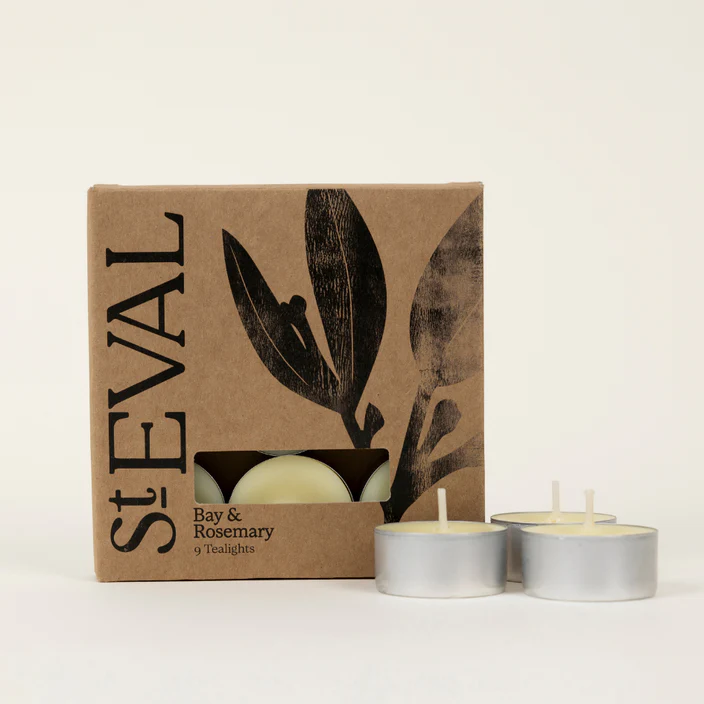 BAY & ROSEMARY SCENTED TEALIGHTS