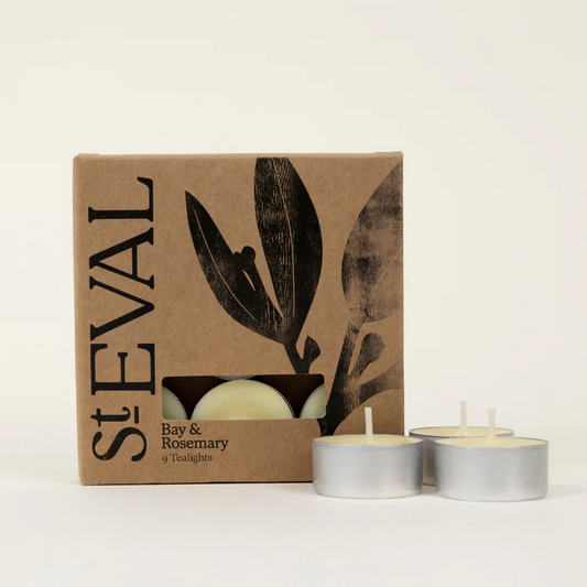 BAY & ROSEMARY SCENTED TEALIGHTS