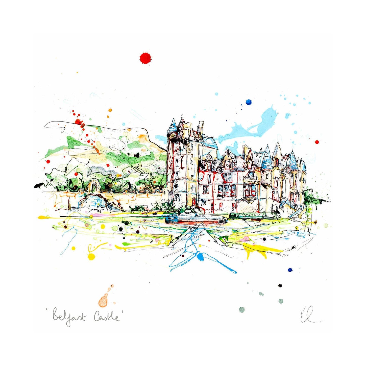 Belfast Castle Print