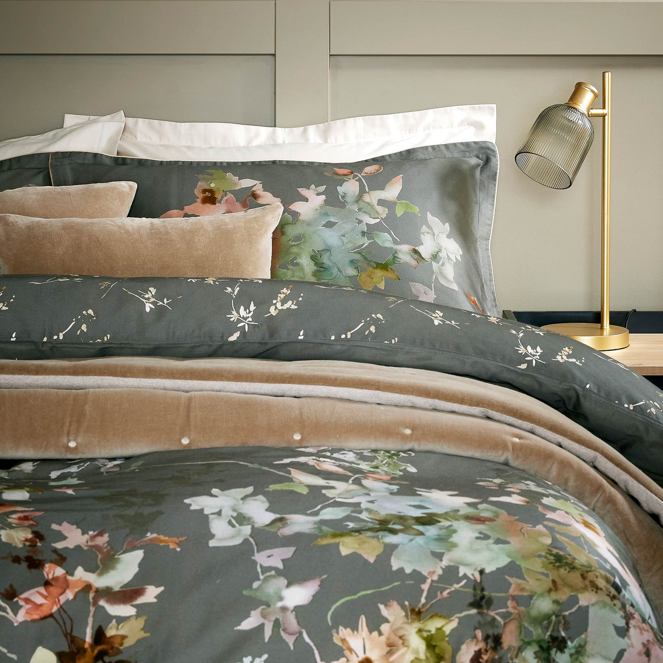 CHRISTY BOTANICAL DUVET SET FOREST