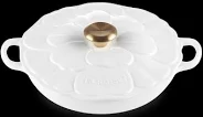 LE CREUSET PETAL SHALLOW CASSEROLE 26CM COTTON