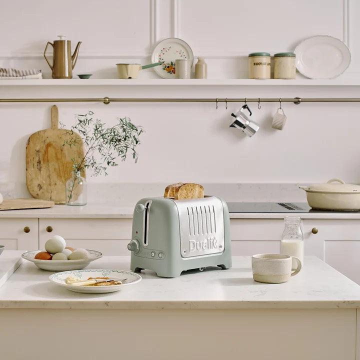 DUALIT 2 SLICE LITE TOASTER SAGE GREEN