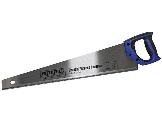 GENERAL-PURPOSE HARDPOINT HANDSAW-550MM (22IN)-8TPI