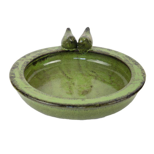 FALLEN FRUITS BIRD BATH GREEN