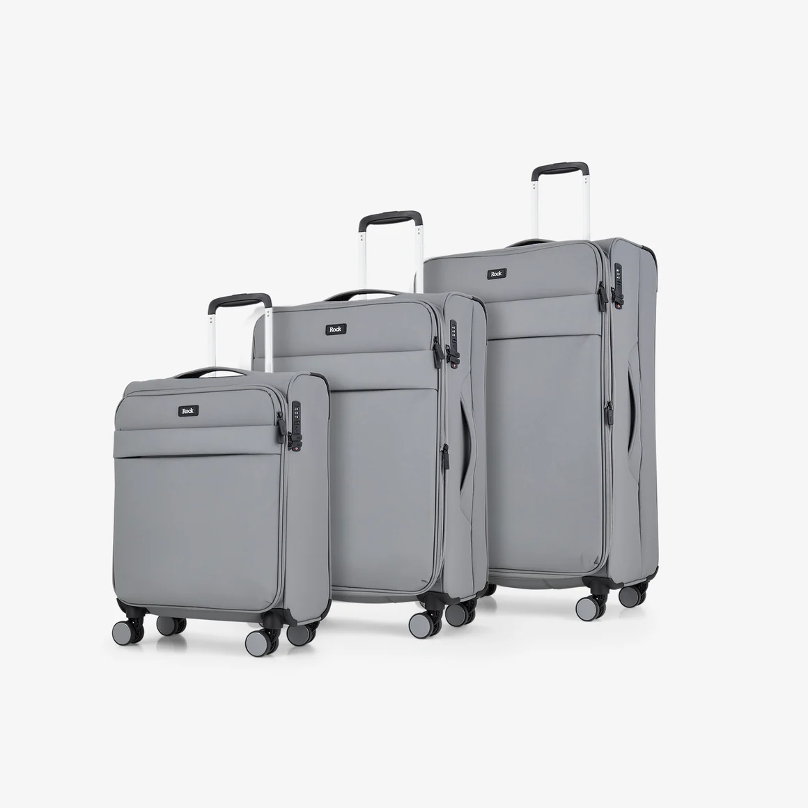 ROCK HARPER GREY SUITCASE