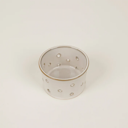 GLAZED TEALIGHT HOLDER
