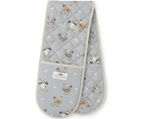 HEN HOUSE LANE DOUBLE OVEN GLOVE