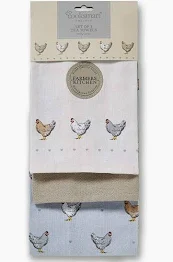 HEN HOUSE LANE TEA TOWELS