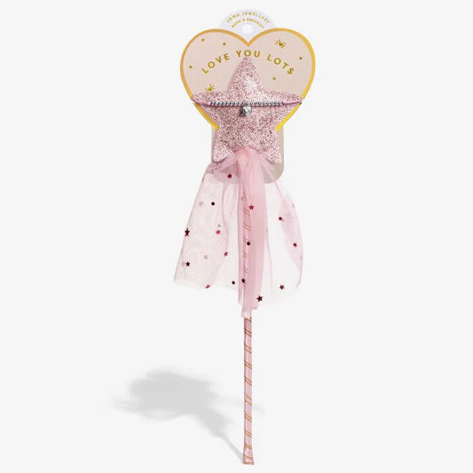 KIDS WAND GIFT SET LOVE YOU LOTS BRACELET