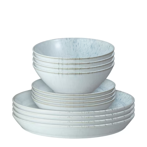 KILN BLUE 12 PIECE TABLEWARE SET