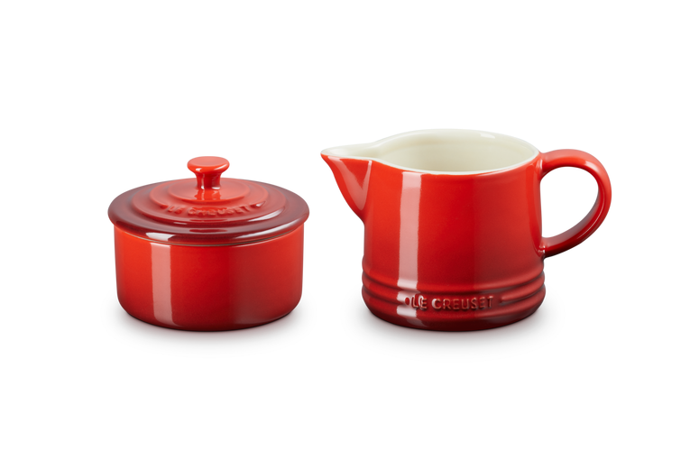 LE CREUSET STONEWARE MILK & SUGAR SET