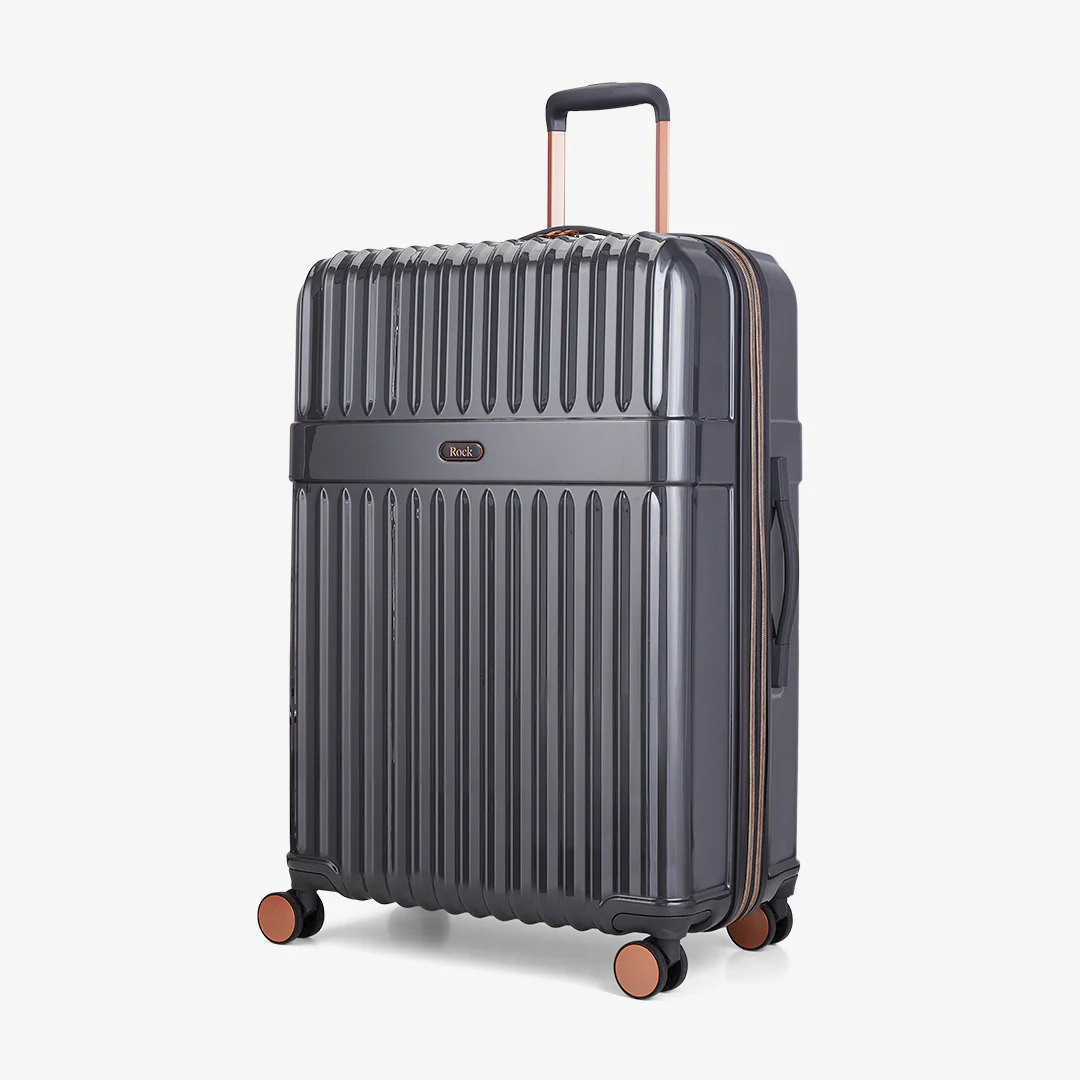 ROCK SELENE LARGE SUITCASE-CHARCOAL