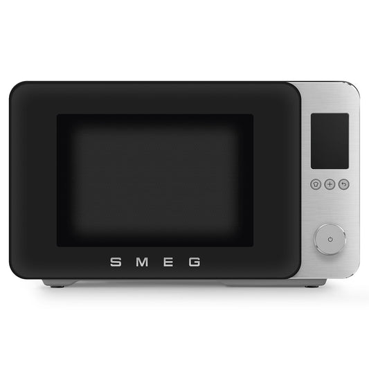 SMEG RETRO STYLE FREESTANDING MICROWAVE OVEN WITH AIRFRY & GRILL
