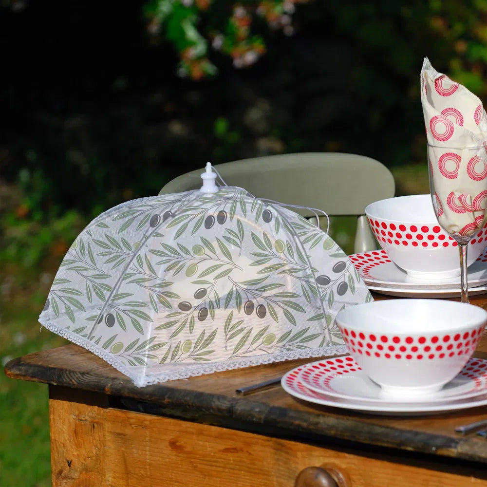 OLIVE GROVE PRINT FOOD UMBRELLA 30*30* SMALL
